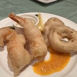 エビといかのフリット