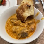 フォレストガーデン - バターチキンカレーとフルーツナン