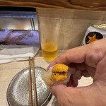 ブルペン - 剣先イカ雲丹のせ