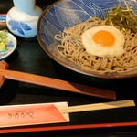 十割そば 門前茶屋かたたや - 山芋とろろ月見ぶっかけそば（