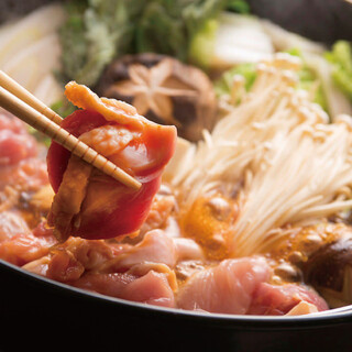 鶏のすき焼きはヘルシーでおすすめです◎