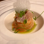 自家製パスタと炭火焼き Cinque5 - お通し