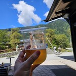 KAMIKOCHI BEER STAND 河童橋TAP - 河童橋を背景に♪