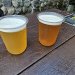 KAMIKOCHI BEER STAND 河童橋TAP - 飲み比べます♪