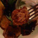 BRITISH RESTAURANT CLASH - 豆腐チキンの断面