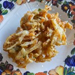 銀座ハゲ天 - 料理写真:干海老玉葱のかき揚