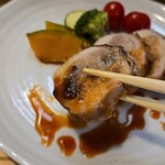 キッチン ブルー グローブ - まずはひと口