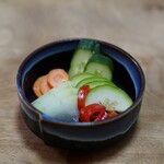 かぶと - お新香5種