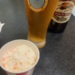 ケンタッキーフライドチキン - コールスロー。勿論ビールも(*´ー｀*)
