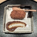 神田錦町 鮨たか晴 - 「車海老のクリームコロッケ」