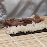 神田錦町 鮨たか晴 - 干瓢巻き　作製中