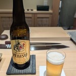 神田錦町 鮨たか晴 - ヱビスビール