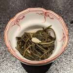 神田錦町 鮨たか晴 - 新潟佐渡島の「岩もずく」