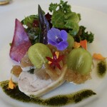 リストランテ・マッサ - 古白鶏のガランティーヌ