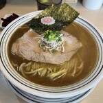 煮干しらぁめん 猫トラ亭 - 焼き秋刀魚の煮干しらぁめん