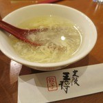 大阪王将 - チャーハンのスープ