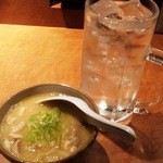 一の酉 - 鶏煮込み＋チューハイ