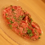 カルテット - 自家製　国産和牛の生ハム　ブレザオーラ（１，４５０円）２０１４年４月