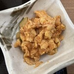 CHINESE DINING 瑞 - イカと奥久慈卵の甘酢炒め小鉢