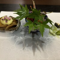 京華菜 清香 - 鮑　紹興酒漬け海老といくら　山椒の香りがするダルマイカ