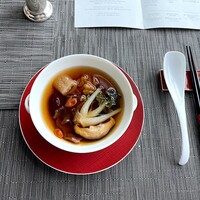 広東料理 センス - 乾燥茸とドライフルーツのスープ