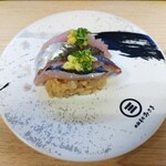 回転寿司みさき - 真あじ　350円