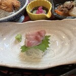 旬菜の味わい がら里 - 天然ブリ