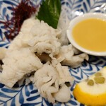 鮮味・鉄板酒場いっとく - 鱧の湯引き(酢味噌)♪