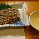 弥助鮨 - 鯵の酢ナメロウ