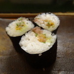 弥助鮨 - 葱トロ巻き