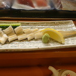 弥助鮨 - 煮穴子の白焼き