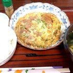 しょうじゅ亭 - かつ玉子とじ定食♪