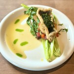 catoe - 鱧のフリット  汁重ね仕立て