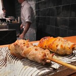 焼鳥 高瀬 - ハラミとふりそで(別注文)