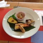 観光列車 おれんじ食堂 - 魚料理
