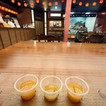 伊織 - 3種飲みくらべセット 770円
