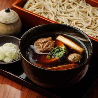 石臼研磨的現打蕎麥麵