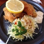 ながい - 牡蠣フライは正解でした。身がプリプリで、今までで一番美味しい牡蠣フライでした。