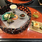 奥の湯 湯元館 - 前菜盛り合わせ