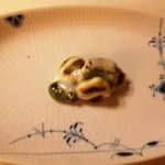 リストランテ ラ・バリック トウキョウ - 付きだし②　　　　　　ソラマメとニョッキのチーズ和え