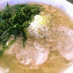 中華そば 七郎 - しお中華大盛り　青さ入り