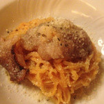 リストランテ ラ・バリック トウキョウ - プリモピアット
      パンチェッタとトマトのタリオリーニ　アップ
      