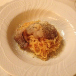 リストランテ ラ・バリック トウキョウ - プリモピアット
      パンチェッタとトマトのタリオリーニ
      