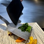 鉄板焼 石狩 - 季節の焼き野菜