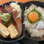 いちば鮨 - ダブル丼アップ