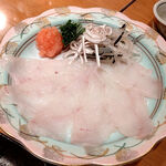 一徹 - 河豚刺し