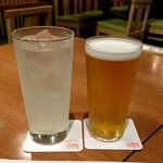 一徹 - 先ずは生ビールとレモンサワー