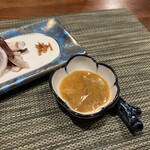 ひたち野いしざき - コノワタを絡めてイカのお造りを食べる。酒と出会うと…！