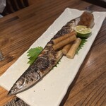 目白　咲き - 秋刀魚の塩焼き