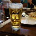 遠野食肉センター - 生ビールは、アサヒ・キリンどちらでも選べます・・(*´∀｀)